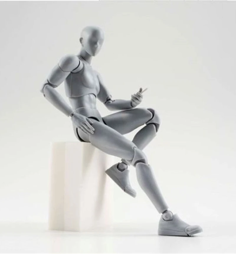 BODY KUN/Боди CHAN BODY-chan body-kun серый цвет Ver. Черная ПВХ фигурка Коллекционная модель игрушки