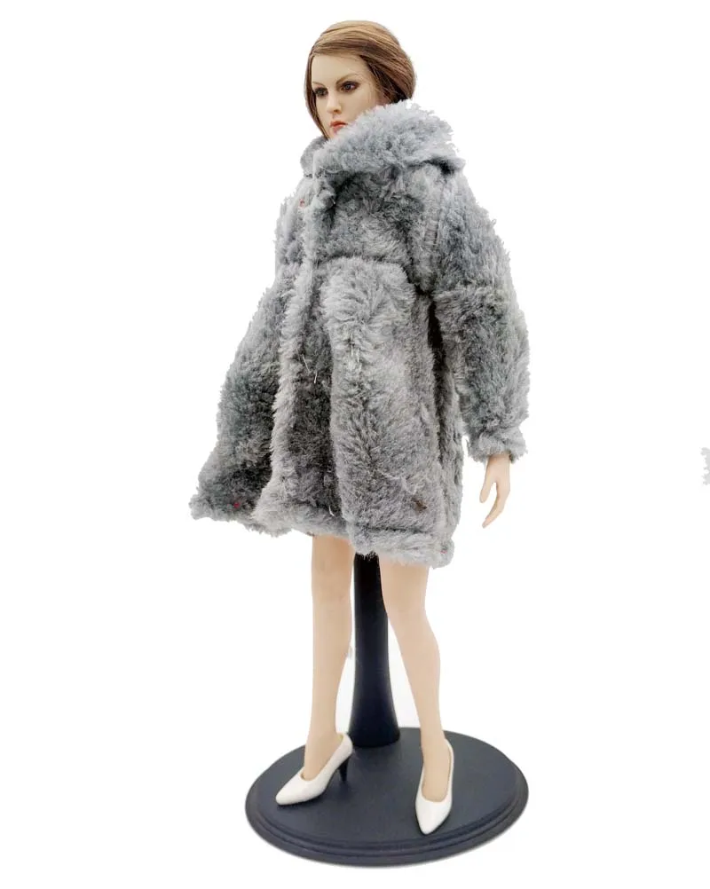 Шуба для женщин 1/6 Scale шуба 12 дюймов Phicen Tbleague горячие игрушки фигурка