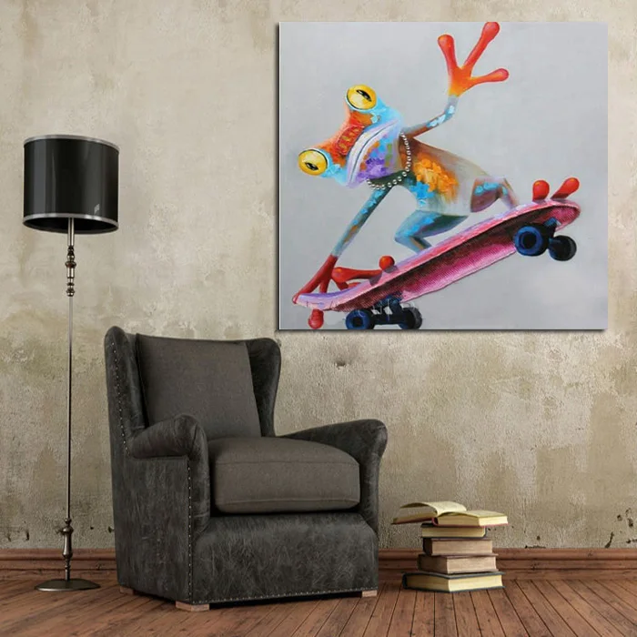 Большая Картина на холсте недорогая картина ручной работы 100% абстрактная