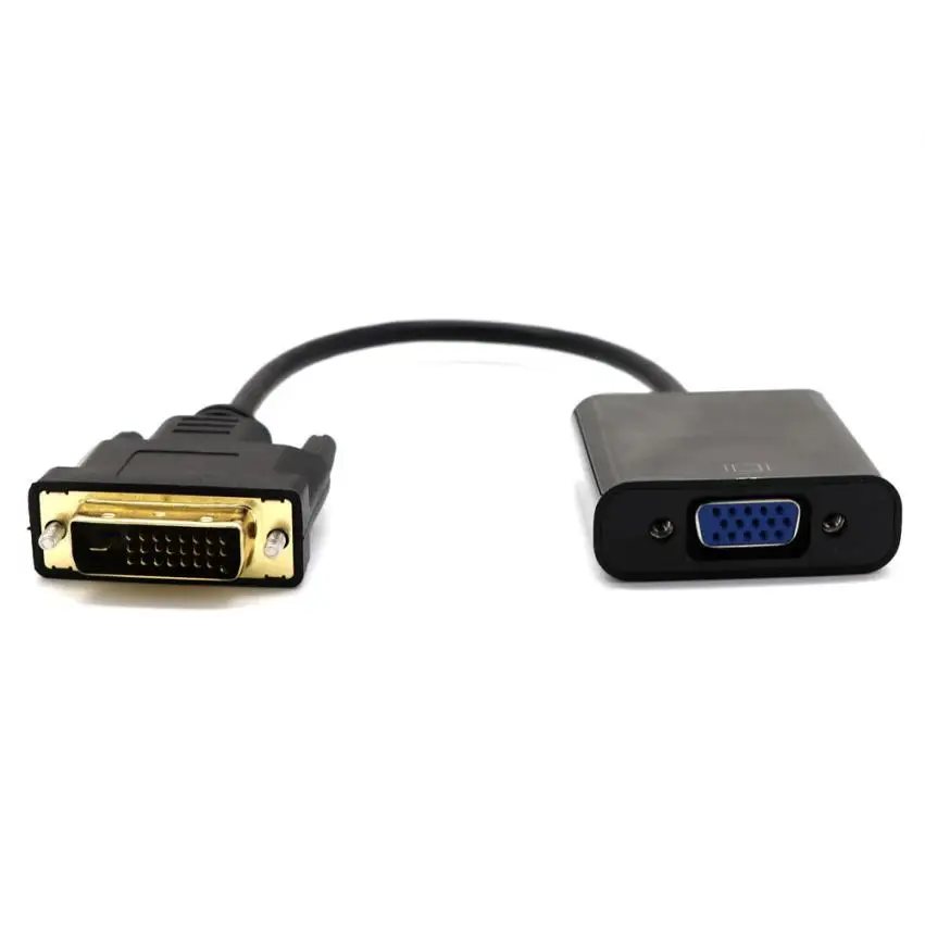 HIPERDEAL DVI к VGA адаптер WAWPI Папа мама 24 + 1 VGI Прямая поставка 1J24|dvi 24|dvi todvi to vga |