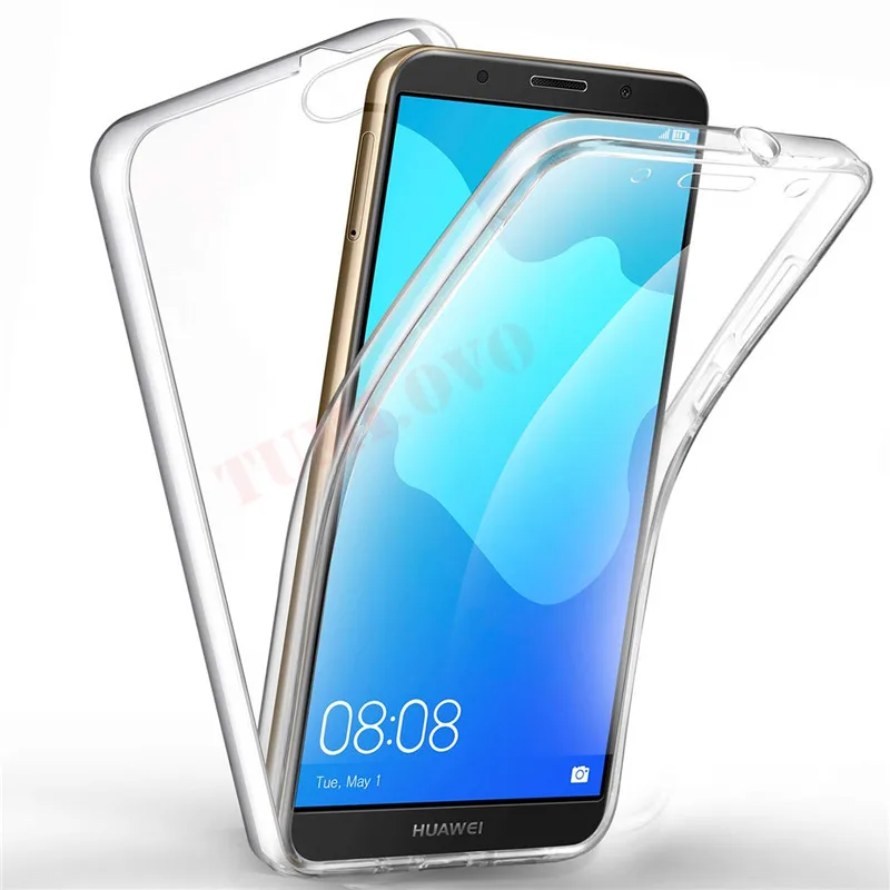 360 Полный корпус чехол для huawei Y5 Y6 Y7 Prime Honor 7A 7C P20 Pro P8 P9 Lite Коврики 10 20 Nova 3 3i 3E 2i P Smart плюс