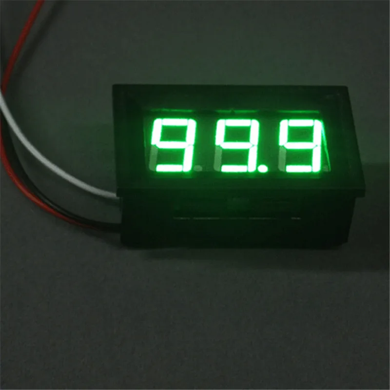 1 шт. Новинка 0 56 дюймов мини LED DC 100 в вольтметр Напряжение Вольт 3 цифровой дисплей