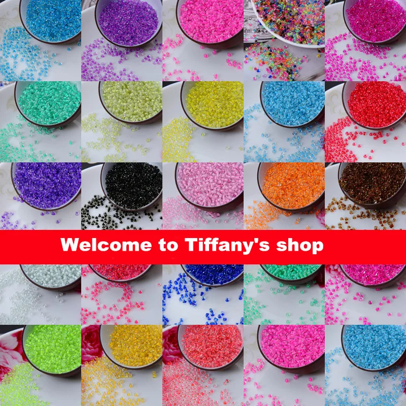 2 мм 3600 шт./лот 17 видов цветов Чешский бисер Хрустальные стеклянные бусины для