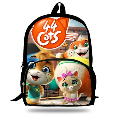 d8445 Милый мультфильм 44 Товары для кошек школьный школьные для мальчиков для девочек с модным принтом рюкзак детей студентов - Цвет: d8445