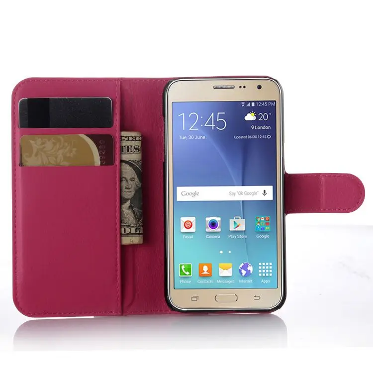 Чехол-бумажник чехол для Samsung Galaxy J2 J200 J200G J200Y J200F J200H J200M кожаный чехол-портмоне с откидной крышкой для Samsung Galaxy J2 00 чехол-бампер