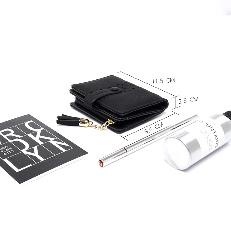 Женские короткие кошельки Prettyzys кошелек из искусственной кожи с отделением для