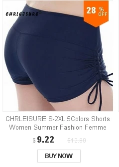 CHRLEISURE шорты Для женщин летние сексуальный однотонный складки Регулируемый шорты с ремнями полиэстер бедра узкая с завышенной талией тонкий тенденция девушка