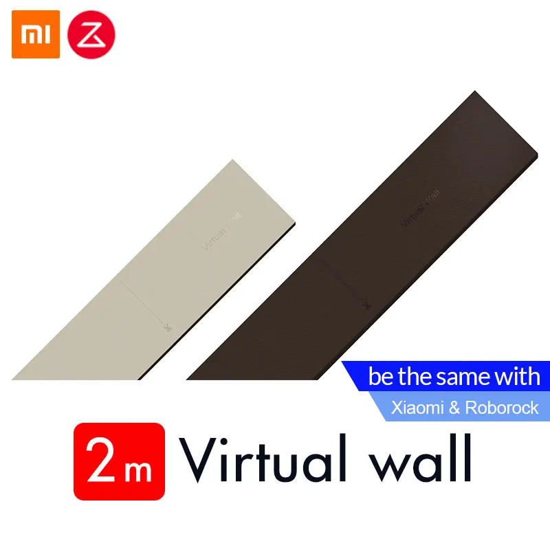 Virtual Wall Roborock Вакуумный Очиститель запчасти подходит для Roborock 2 S50 робот для уборки запасные части Швабра Ткань зарядки ворс черный - Цвет: Virtual Wall