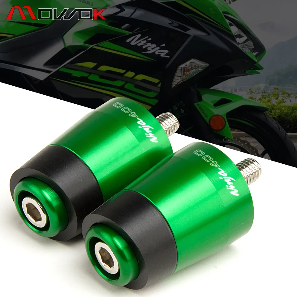 Мотоциклетные ручки с ЧПУ наконечники руля ползунок для Kawasaki NINJA400 Ninja 400