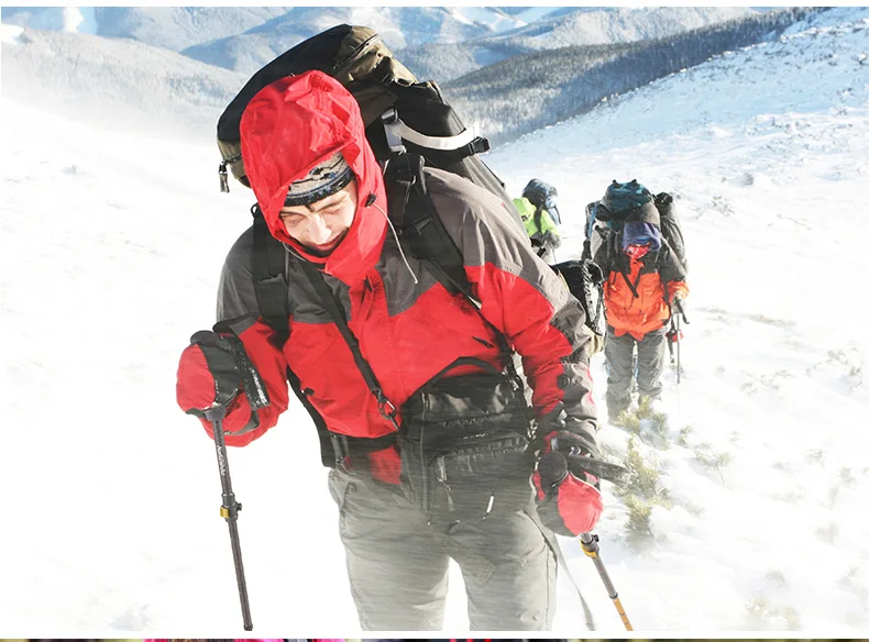 Naturehike 1 шт. 5-секционный углеродного волокна трость Сверхлегкий регулируемый со внутренним, вращающимся затвором 135 см 234 г