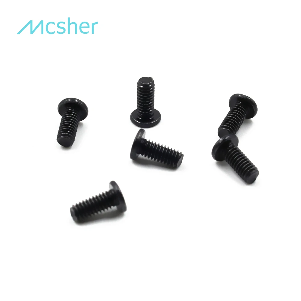 Винты Phillips с плоской пластинчатой головкой для ноутбука 50 шт. m2 5x6 мм черный