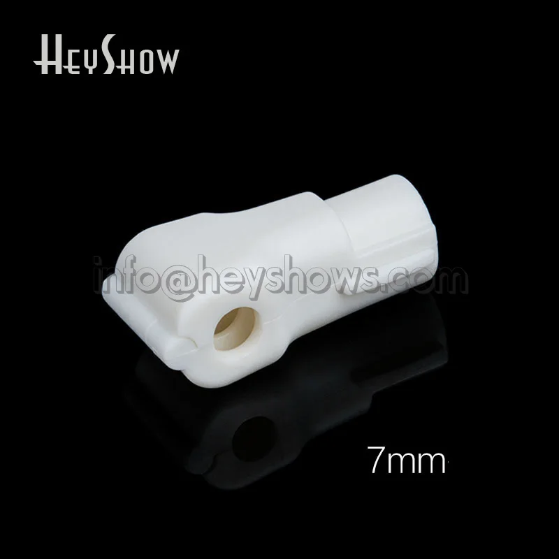 White Dia 7mm 50 шт. EAS дисплей безопасности Крюк Стоп замок ловля Противоугонная для розничного магазина с 1 шт. магнитный деташер блокировщик - Цвет: White Dia 7mm