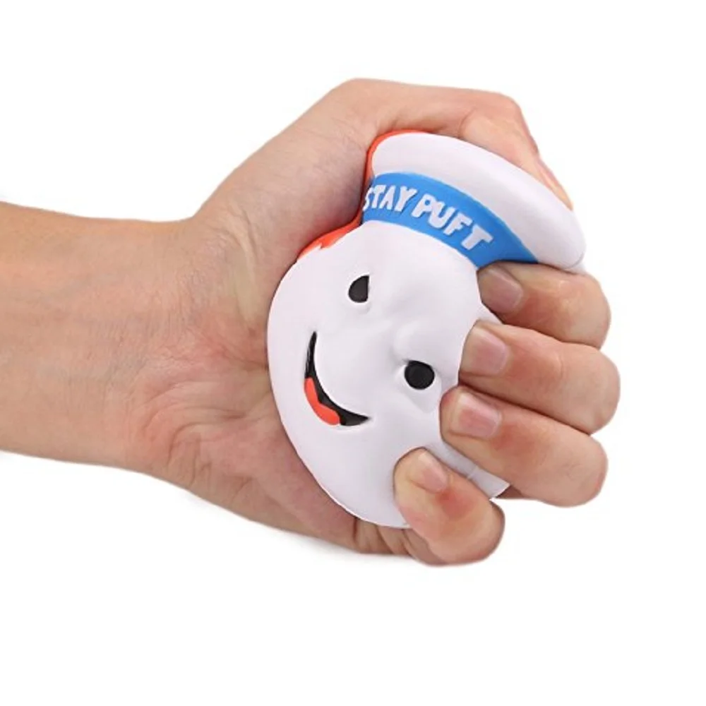 Kawaii Squishy Ghostbusters Stay Puft уменьшает давление снятие стресса для детей Праздничная