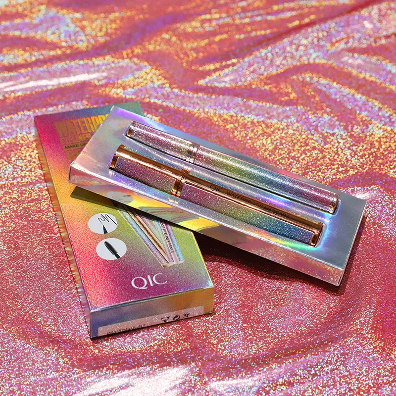 2 шт./набор тушь для макияжа глаз подводка 4D длинная Толстая Водостойкая ресниц