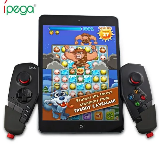 IPEGA PG-9055 9055 беспроводной Bluetooth игровой контроллер Джойстик с растягивающимся кронштейном для iOS ipad Android смартфон ТВ коробка