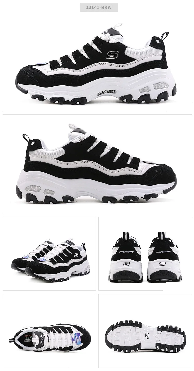 Skechers/Повседневная обувь; женская зимняя Удобная черная обувь для отдыха на толстой подошве; брендовая Роскошная обувь; 13141-BKW