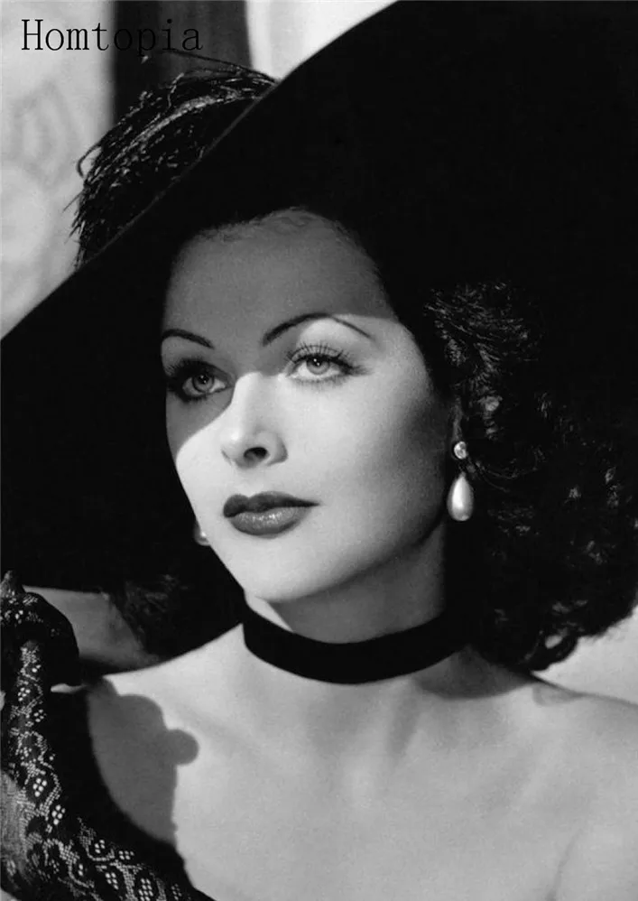 Плакаты Hedy Lamarr кино стикеры Настенные с белым покрытием печатная бумага высокое