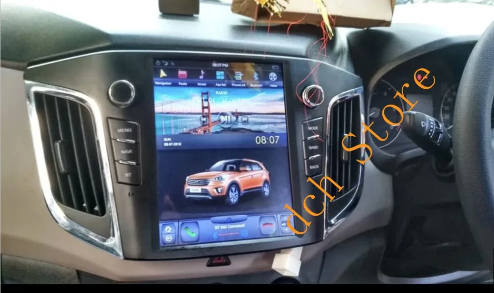 10,4 дюймов вертикальный экран Tesla стиль Android 8,1 автомобильный DVD gps навигатор плеер для HYUNDAI IX25 CRETA- PX6 CARPLAY