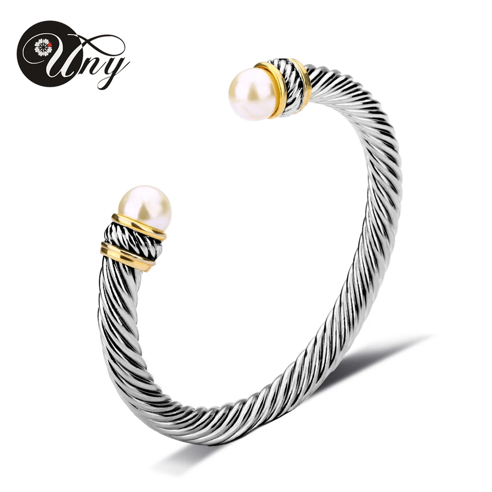 Uny браслет имитация жемчуга под старину дизайнерский бренд Винтаж Jewelry Браслеты