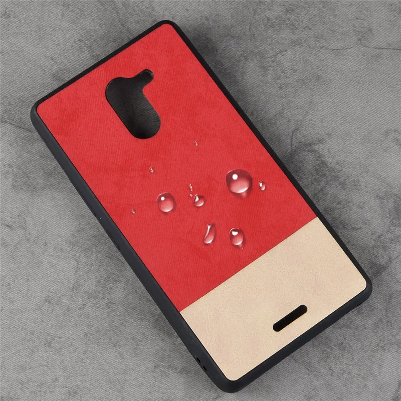Для Infinix Hot 4 чехол X557 задняя крышка из силиконовой ткани ковбойский PU кожаный