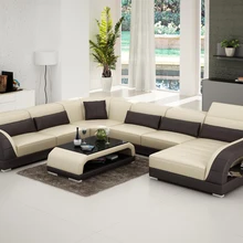 Модульный комплект для гостиной кожаный диван G8016|living room set|sofa