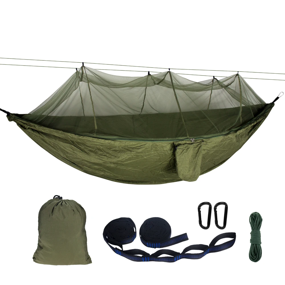 Легкий высококачественный многоцелевой складной нейлоновый тканевый гамак