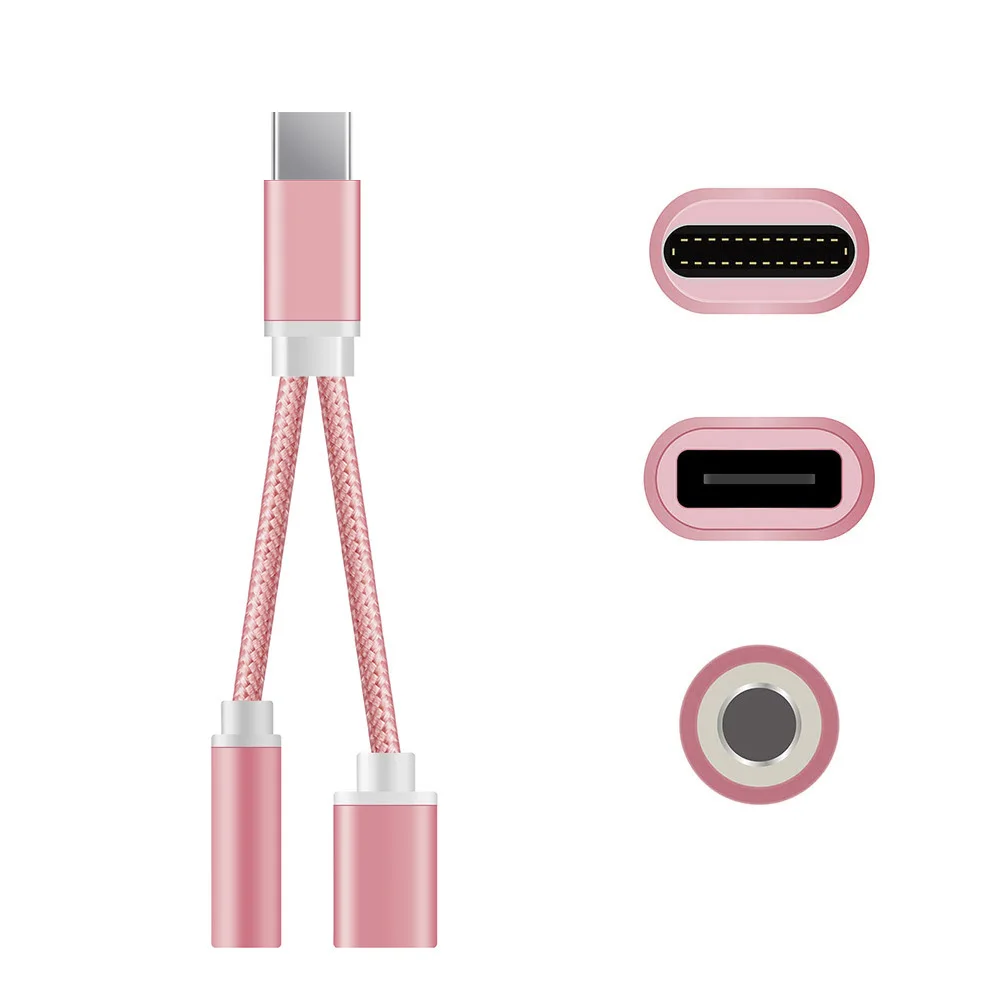 Недавно USB C кабель Type до 3 5 мм аудио разъем для наушников адаптер зарядки Letv 2 Max