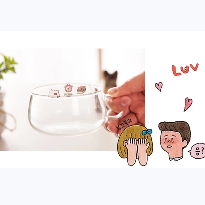 6 шт./компл. мультфильм Дневник жизни стикер s креативный милый DIY блокнот Скрапбукинг Украшение книга Kawaii