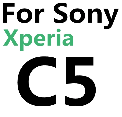 С уровнем твердости 9 H 0,3 мм для экрана из закаленного стекла Стекло для sony Xperia Z1 Z2 Z3 Z4 Z5 компактный мини M2 Aqua C4 C5 L36H C Z L Экран защитная плёнка защитное стекло Pelicula - Цвет: For Sony C5