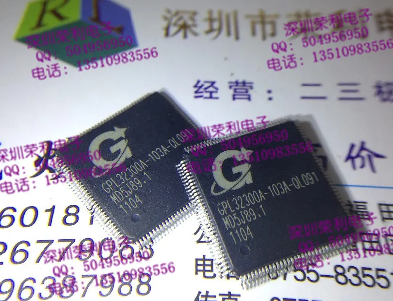 50 шт. GPL32300A 103A QL091 20 [ QFP128 ] первоначальном месте|spot|spot dimmablespot glaze |