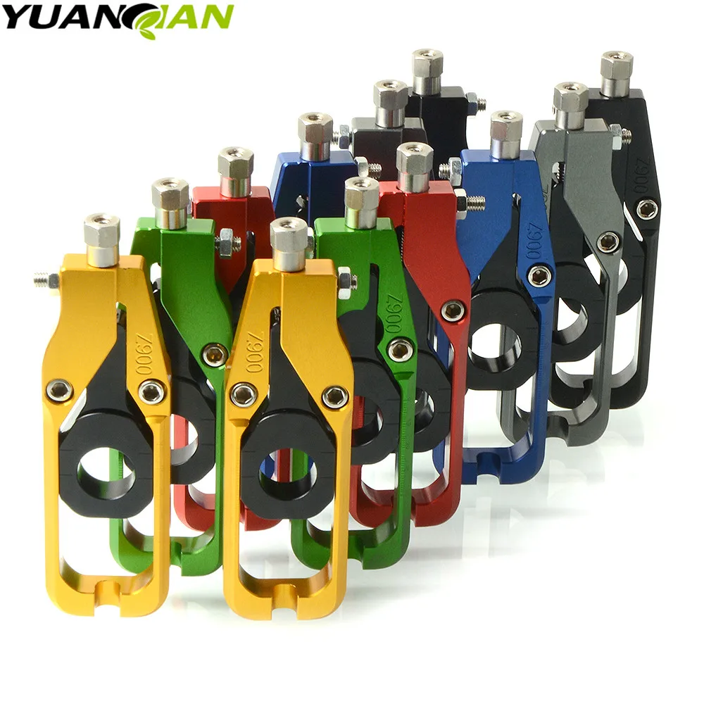 

For Kawasaki Z900 2017 Chain Adjuster For Kawasaki Z 900 2017 Tensioner Catena Rear Axle Spindle chain Adjuster Parts