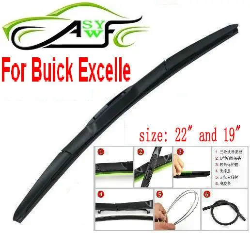 Бесплатная доставка автомобильные щетки стеклоочистителя для Buick Excelle размер 19