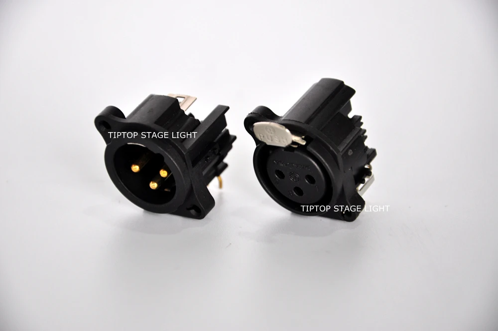 GIgertop 200 шт. Neutrik/Seetronic DMX512 товары для освещения сцены 3PIN XLR разъем сигнала