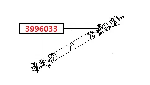 Propshaft U-JOINT для MAZDA E B2000 B2200 B2500 B2600 FRIENDEE FORD EVEREST RANGER KIA K2700 K3000 PREGIO SORENTO SPORTAGE