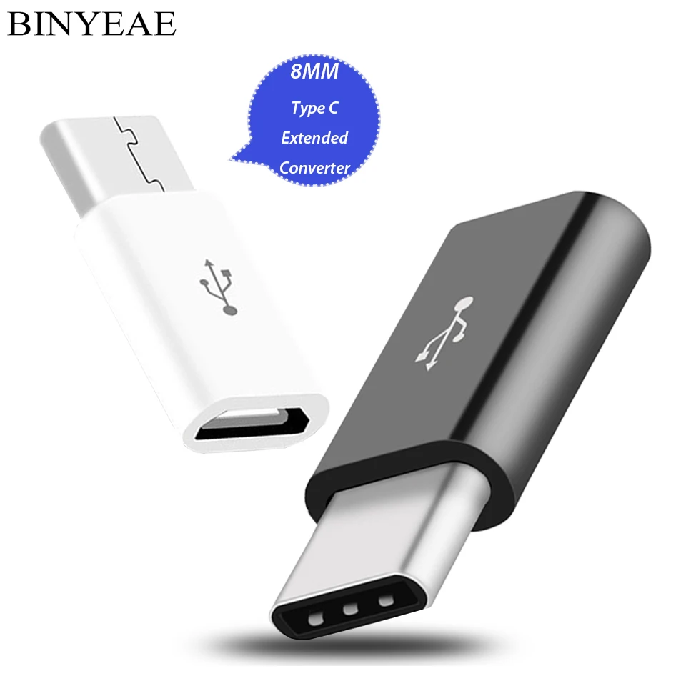 8 мм с микро-флеш-накопитель USB с гнездовым для Тип C Male адаптер для Oukitel K10000 Max Doogee F7/T3 USB-C конвертер Кабель зарядного устройства с поддержкой OTG