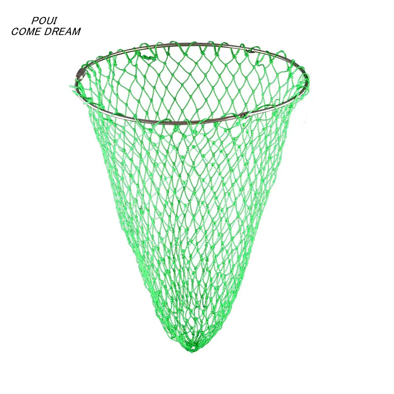 

strong nylon line dip net of head diameter 60cm stainless steel welding solid ring fishing network turck net dipneting spoon net