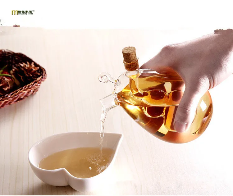 1 шт. кухонная бутылка для масла и уксуса соевого соуса с 2 выемками банка приправ