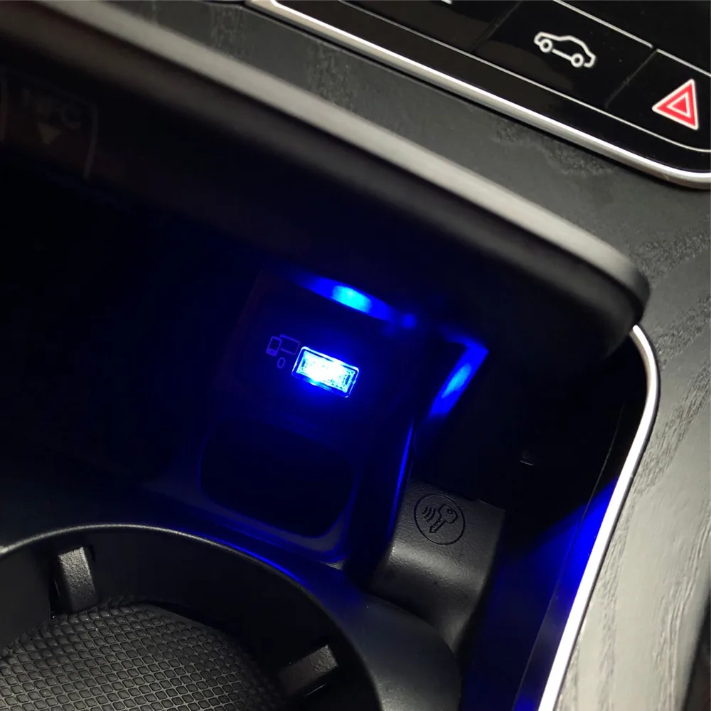 1 шт. автомобильные USB светодиодные атмосферные декоративные огни для BMW 2 3 4 5 6