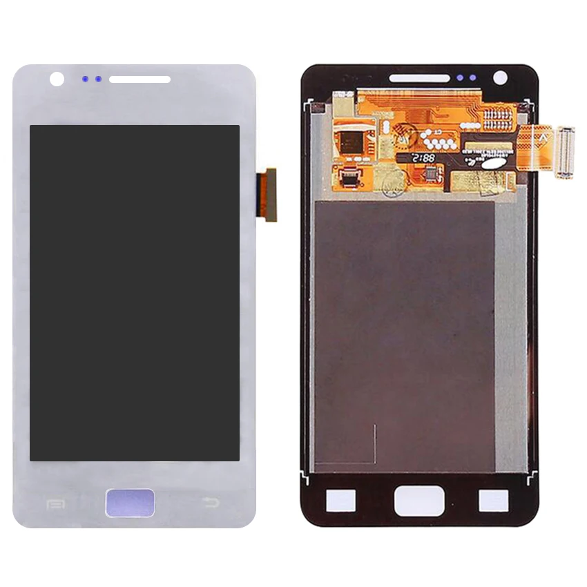 Рабочий AMOLED ЖК дисплей Замена для samsung Galaxy SII S2 i9100 с сенсорным экраном дигитайзер