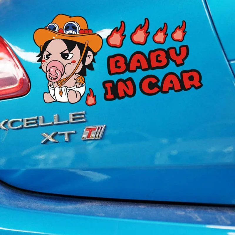 Одна штука Ace наклейки для автомобиля детские на доске/Детские в машине