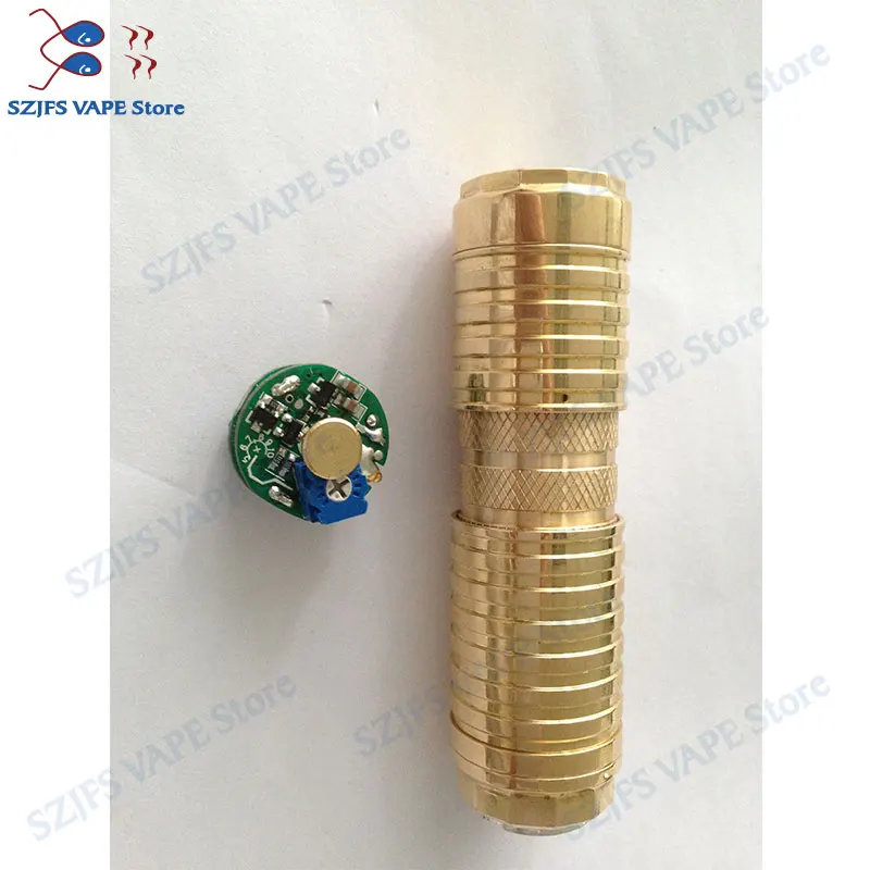 

Telescopic mechanical tobacco rod electronic cigarette red copper electric shock 04ss mech MOD 18650 /18350/18500 model battery