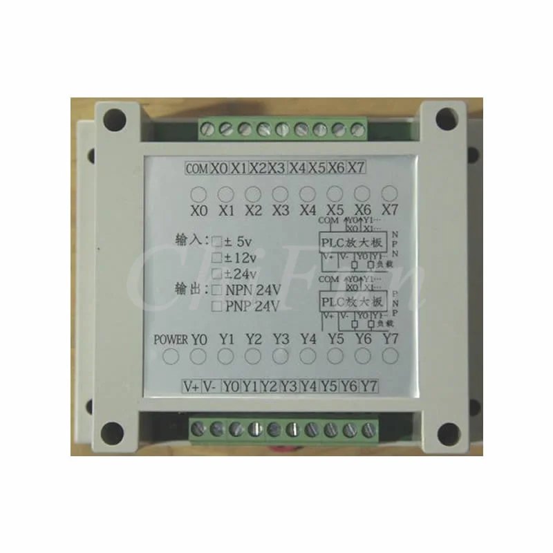 8-корпусная усилительная плата PLC защитная для трубчатой плиты входной выход PNP |