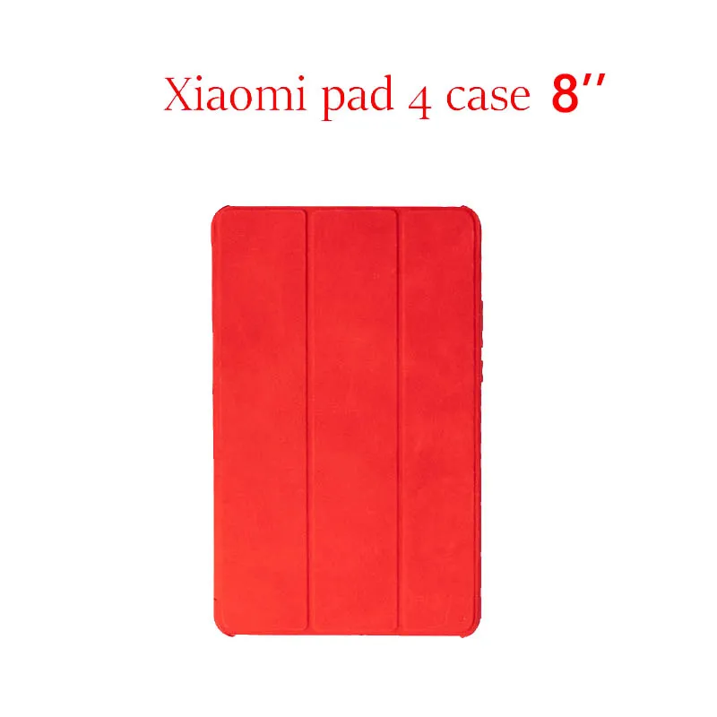 pad 4 red Чехол для xiaomi pad 4 plus с откидной крышкой, Официальный чехол для xiaomi pad 4, распродажа, плоский чехол 4/4 plus, Многофункциональная Защита mi pad4 - Цвет: pad 4 red