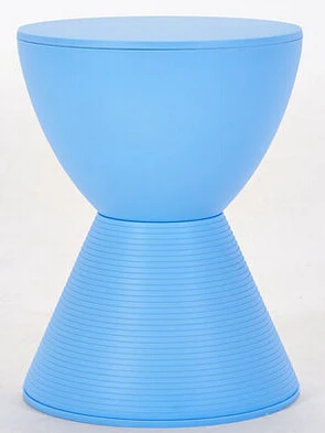 Креативный пластиковый стул. Модная небольшая деревянная скамейка с низким