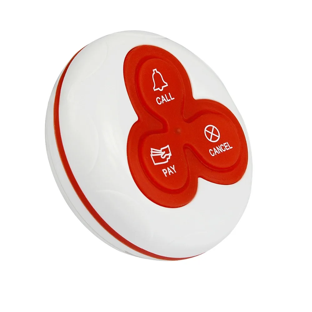 Беспроводная система вызова для ресторана 1 хост приемник + 15 кнопка передатчик