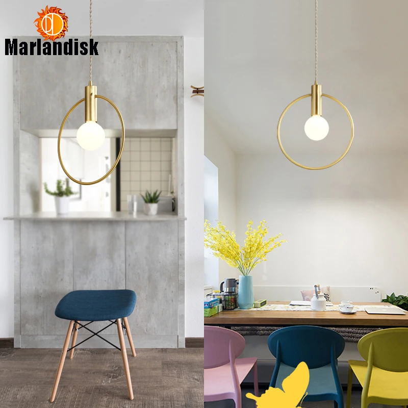 

Attractive E27 Gold Ring Hanglamp Pendant Lamp Modern Pendant Lights Dining Room Decoration Indoor Suspension Luminaire(DF-30)
