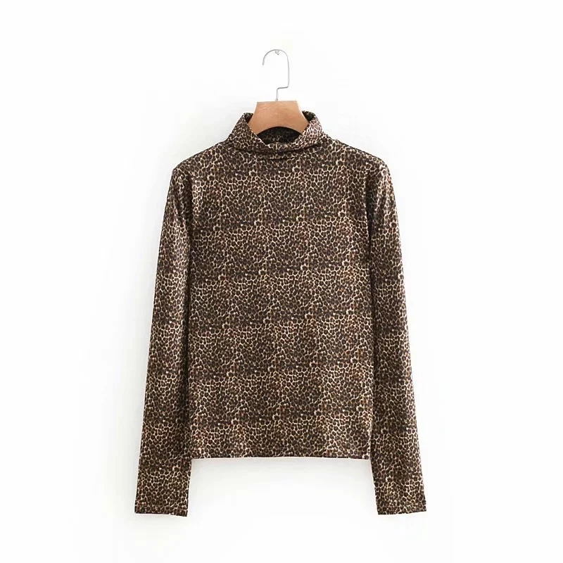 Осенние Топы с длинными рукавами и принтом змеи уличная винтажная леопардовая
