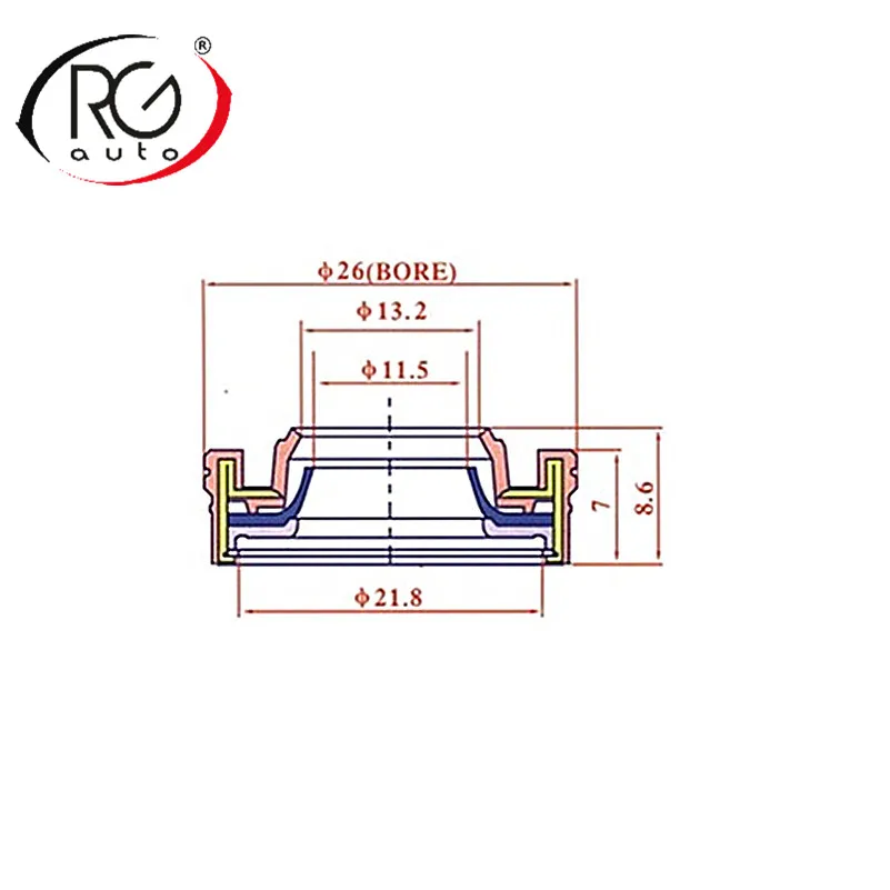  Компрессор автомобильного кондиционера сальниковое уплотнение вала/уплотнение