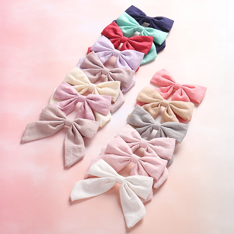 

Fashion Girls Bow Knot Hair Clips 5PCS/Lot Kids Girls Hairpins Botutique Hair Wear Girls Hair Accessories Adult School Girls