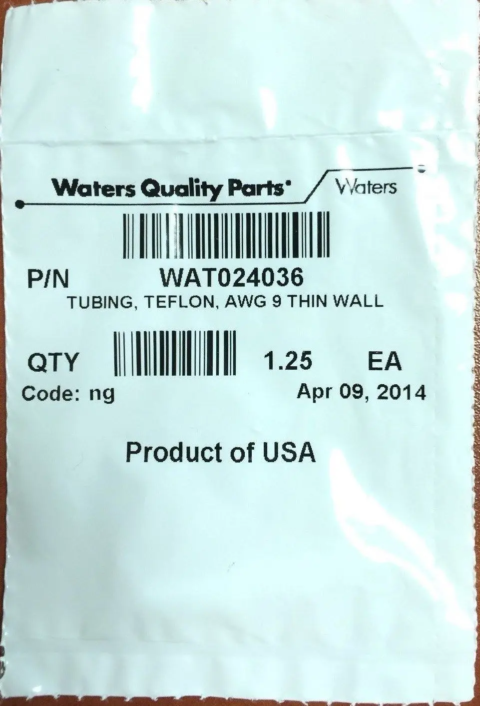 

Для воды WAT024036 PTFE Line (3,78 мм) O.D. X 3 мм I.D.